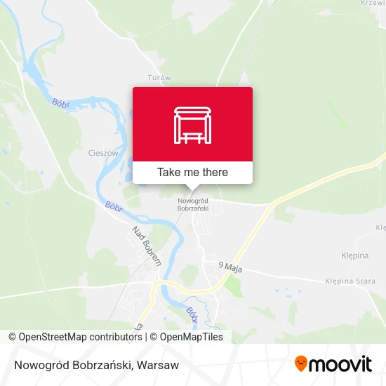Карта Nowogród Bobrzański