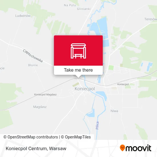 Карта Koniecpol Centrum