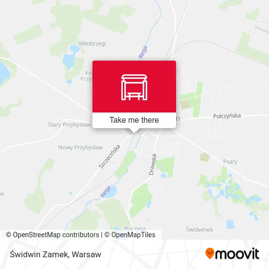 Карта Świdwin Zamek