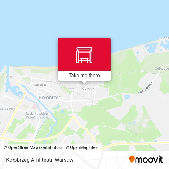 Карта Kołobrzeg Amfiteatr
