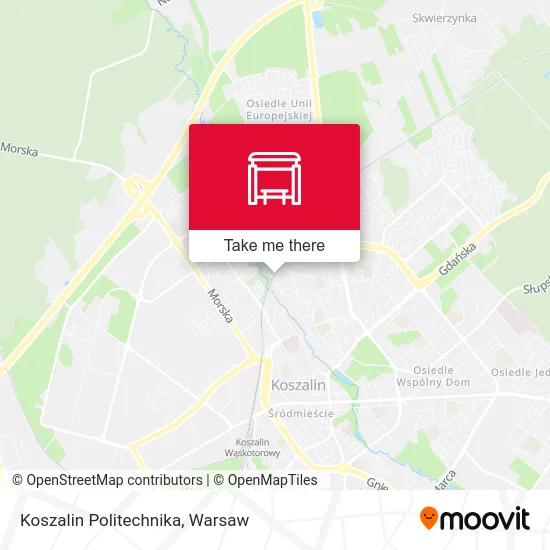 Карта Koszalin Politechnika