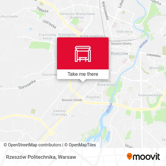 Rzeszów Politechnika map