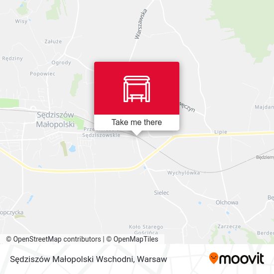 Sędziszów Małopolski Wschodni map