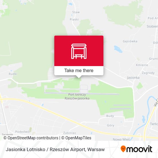 Jasionka Lotnisko / Rzeszów Airport map