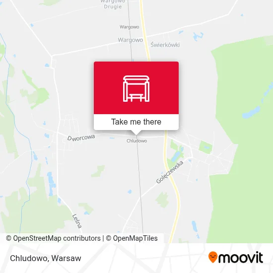 Chludowo map