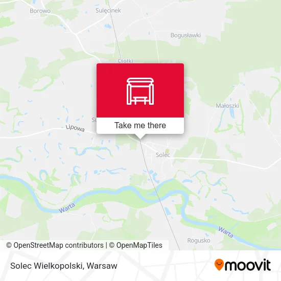 Карта Solec Wielkopolski