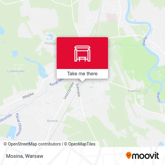 Карта Mosina