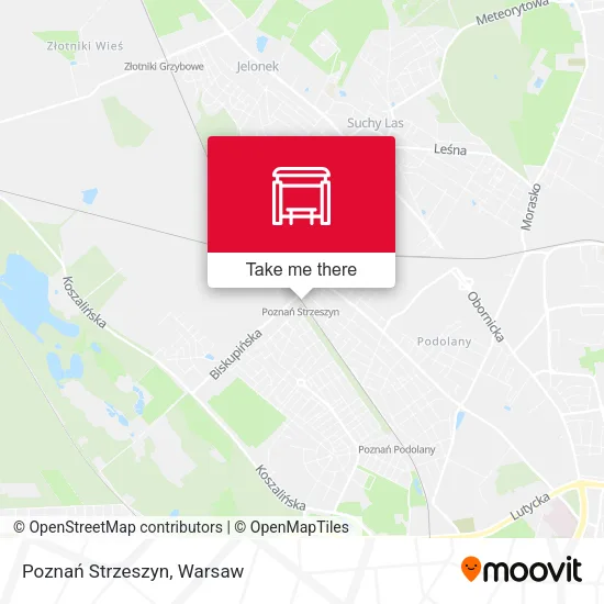 Карта Poznań Strzeszyn