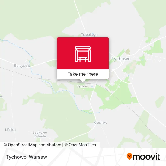 Карта Tychowo