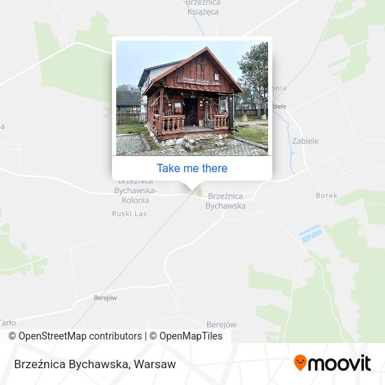 Brzeźnica Bychawska map