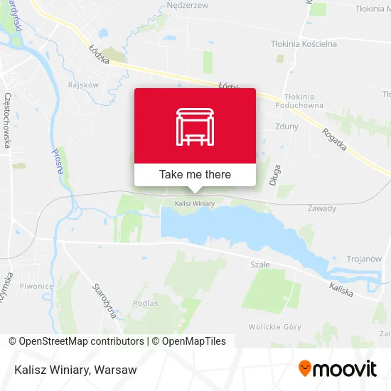 Карта Kalisz Winiary