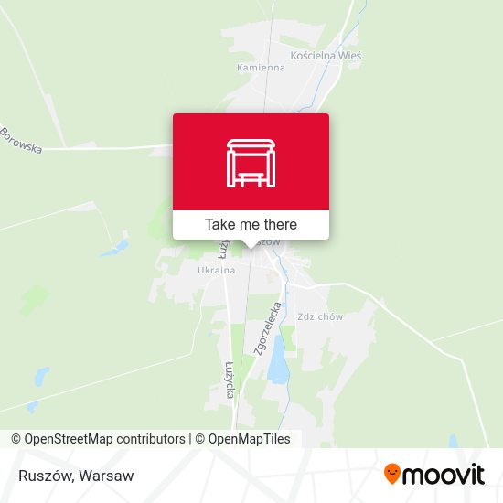 Ruszów map