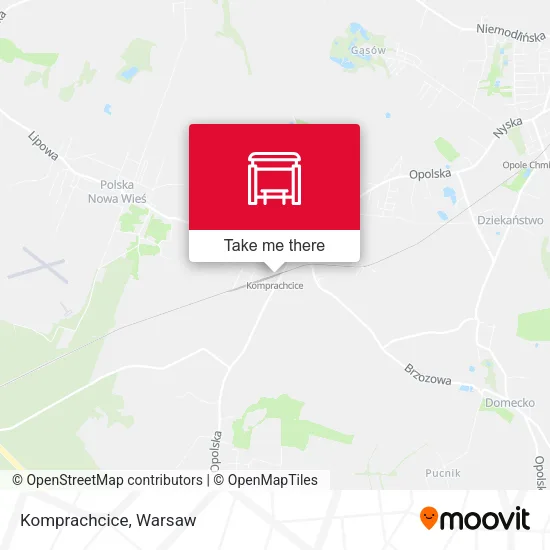 Карта Komprachcice
