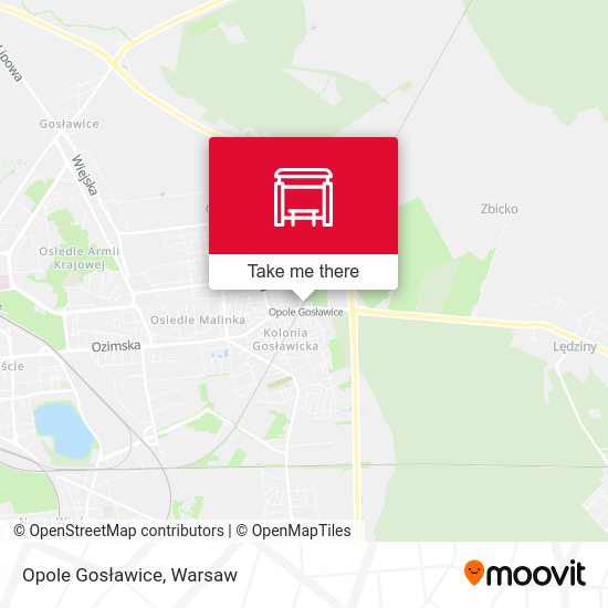 Opole Gosławice map