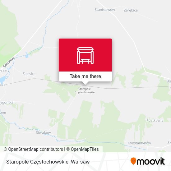 Staropole Częstochowskie map