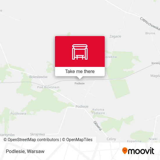 Карта Podlesie