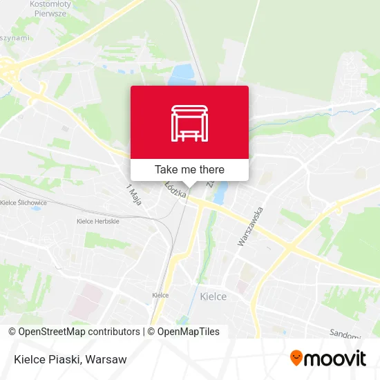 Карта Kielce Piaski
