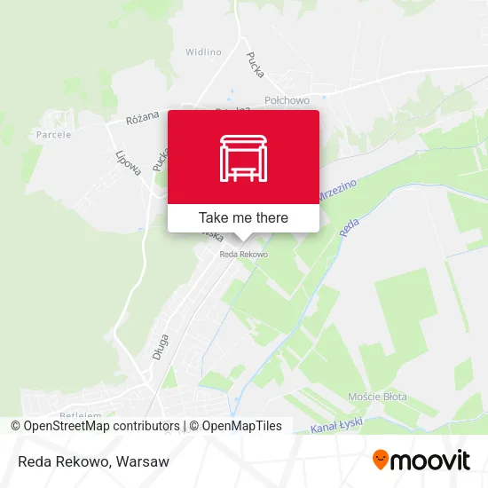Карта Reda Rekowo