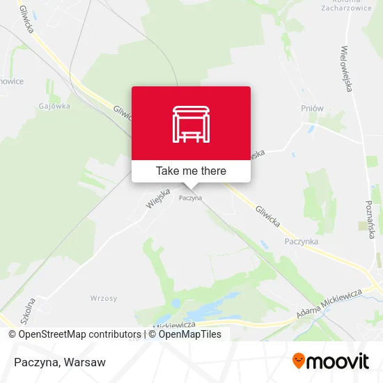 Карта Paczyna