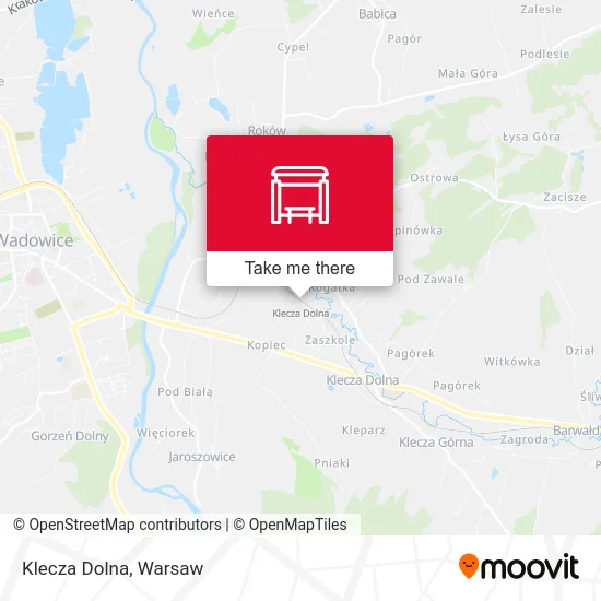 Карта Klecza Dolna