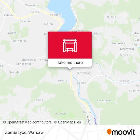 Карта Zembrzyce