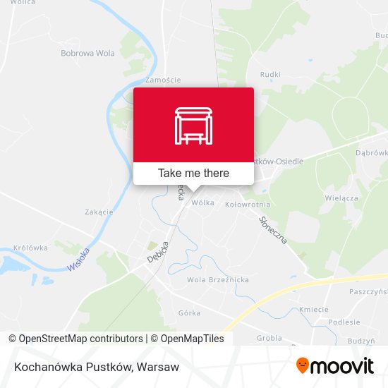 Карта Kochanówka Pustków