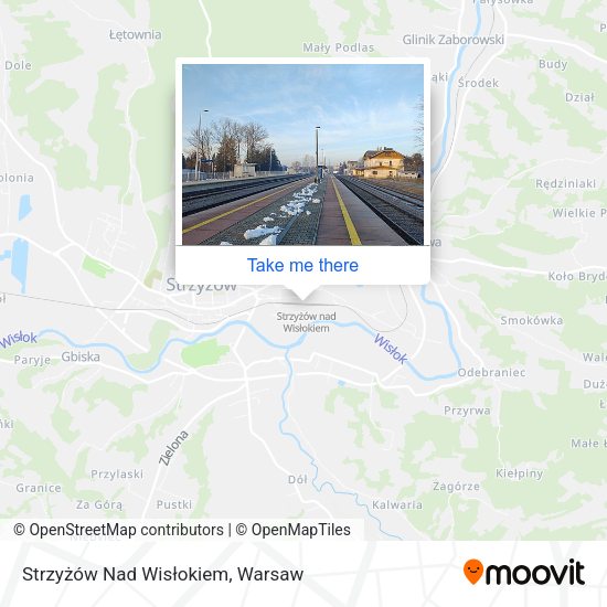 Strzyżów Nad Wisłokiem map