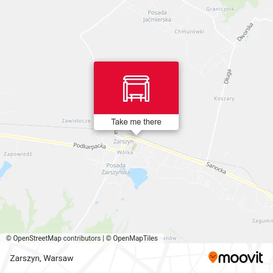 Карта Zarszyn