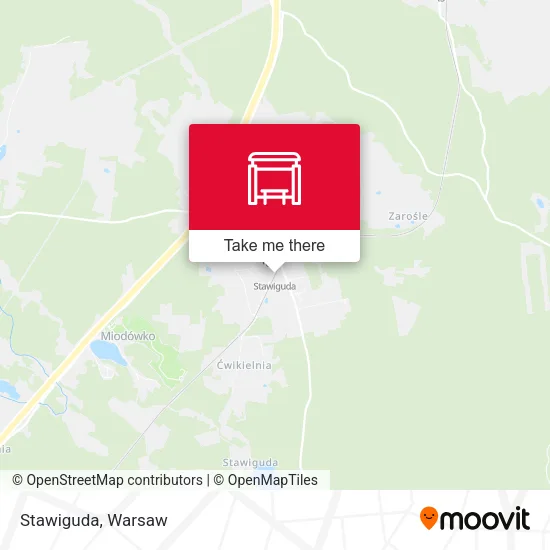 Карта Stawiguda