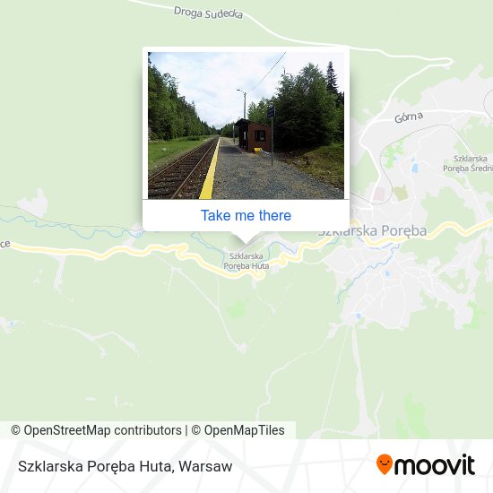 Szklarska Poręba Huta map