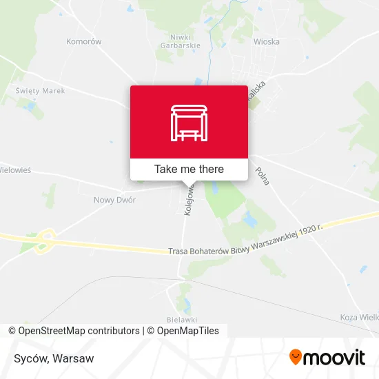 Карта Syców