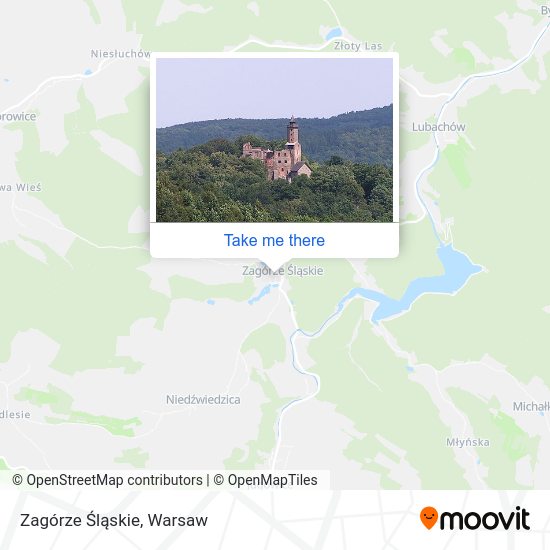 Zagórze Śląskie map