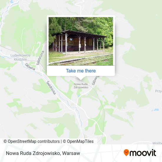 Карта Nowa Ruda Zdrojowisko