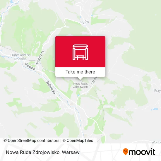 Карта Nowa Ruda Zdrojowisko