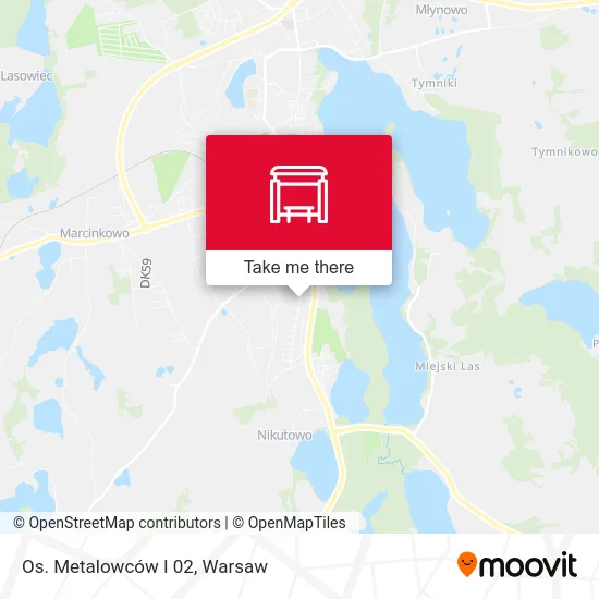 Карта Os. Metalowców I 02
