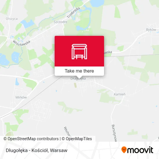 Długołęka - Kościół map