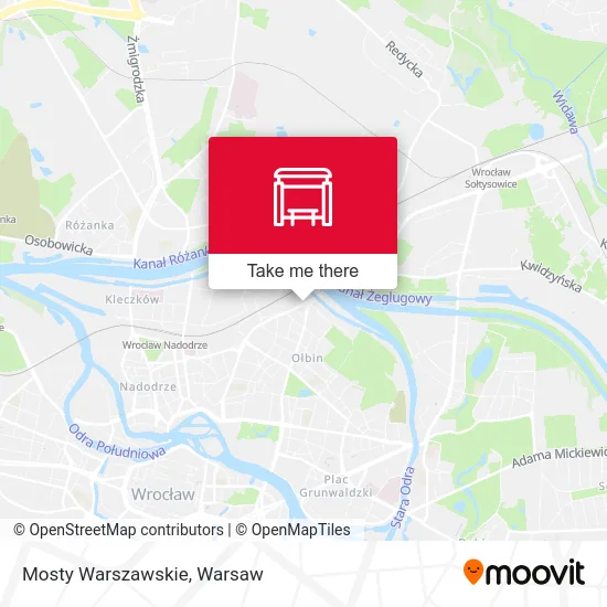Карта Mosty Warszawskie