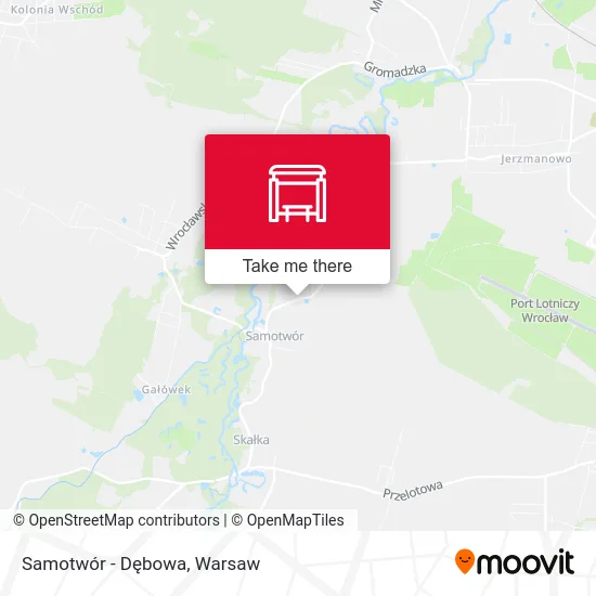 Карта Samotwór - Dębowa