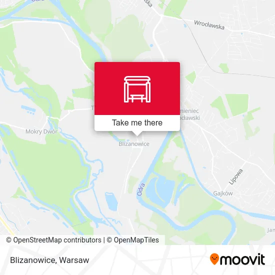 Карта Blizanowice