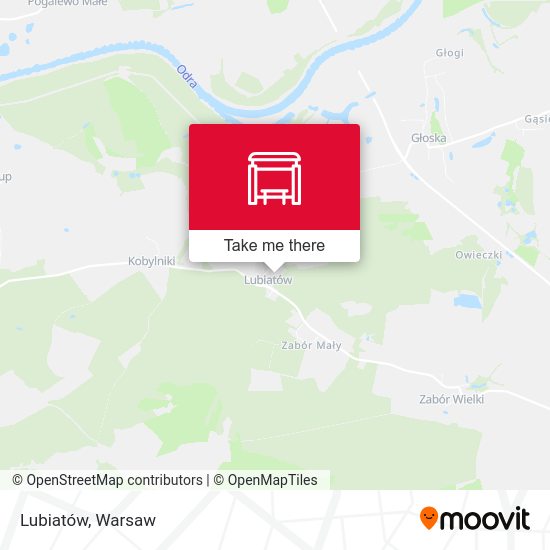 Lubiatów map