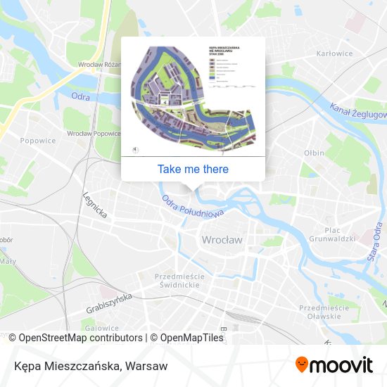 Kępa Mieszczańska map