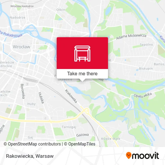 Карта Rakowiecka