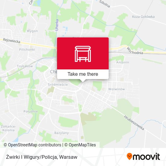 Żwirki I Wigury/Policja map