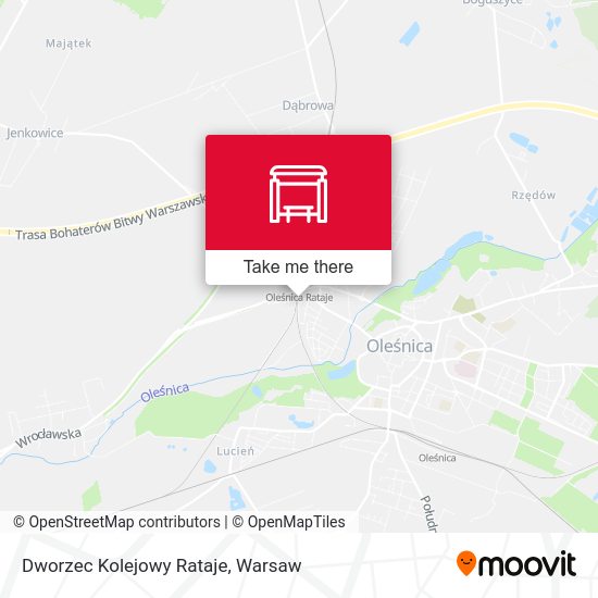 Dworzec Kolejowy Rataje map