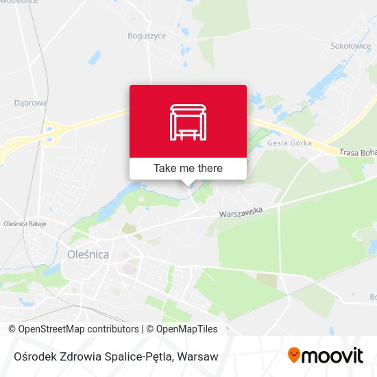 Ośrodek Zdrowia Spalice-Pętla map