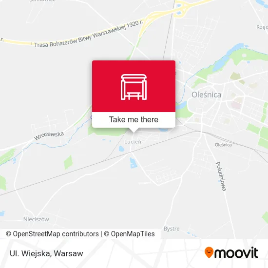 Карта Ul. Wiejska
