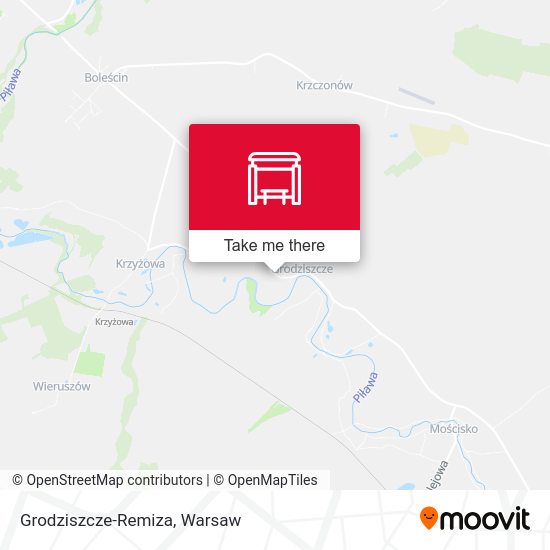 Grodziszcze-Remiza map