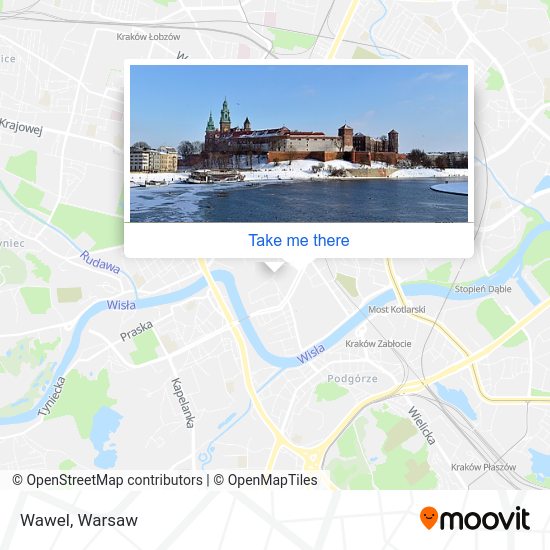 Wawel map