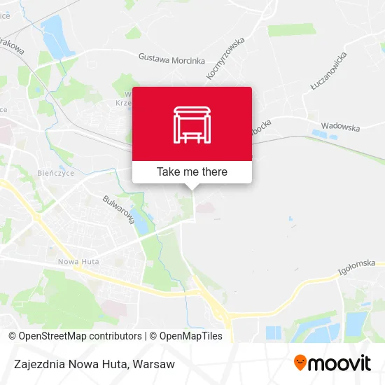 Карта Zajezdnia Nowa Huta