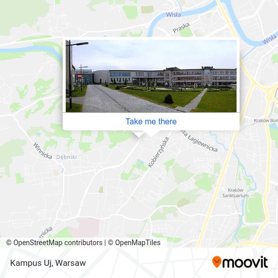 Kampus Uj map